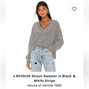 House of Harlow x Revolve striped sweater XS